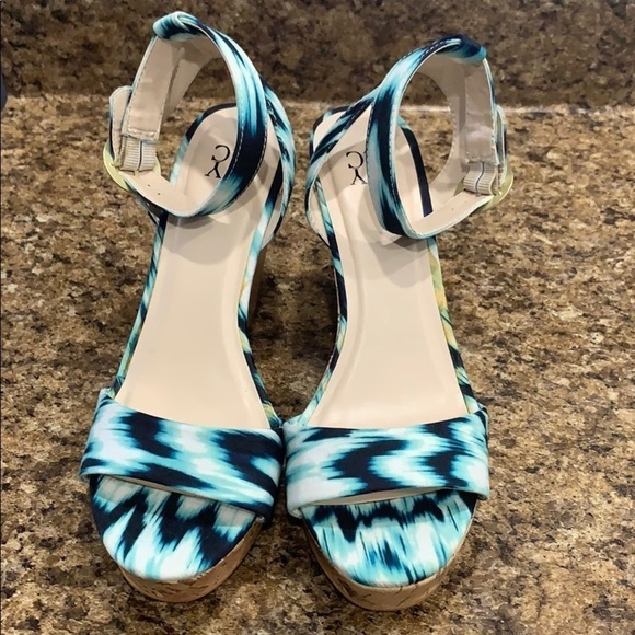 NY & Co Multicolor Women’s  Platform Wedge… - Picture 1 of 6